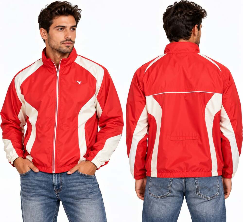 Diadora Cycling Jacket Red White